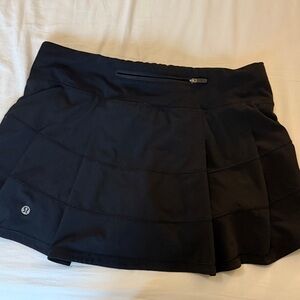 lululemon athletica Classic Black Mini Skirt